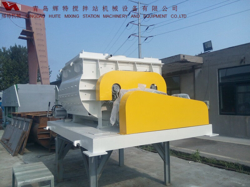 JS750攪拌臂采用偏心式設計，延長使用壽命，青島輝特機械